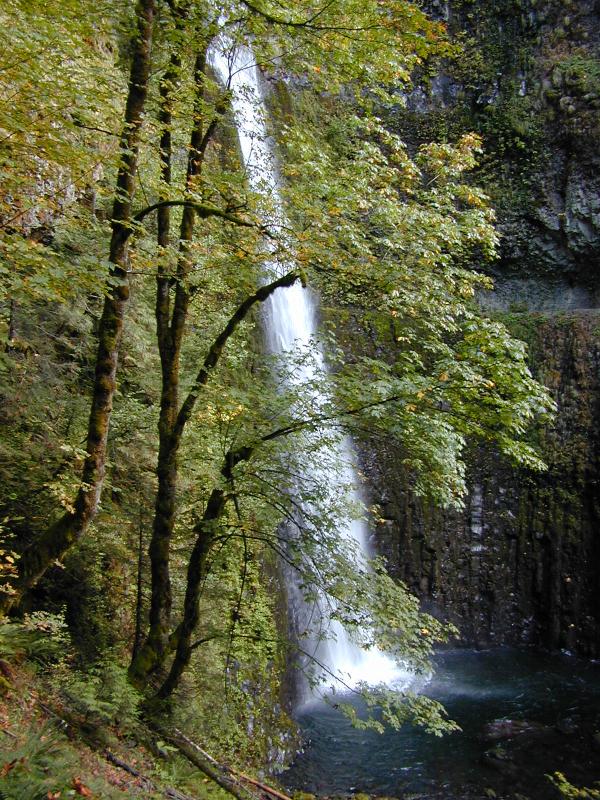 Our first peek at Tunnel Falls